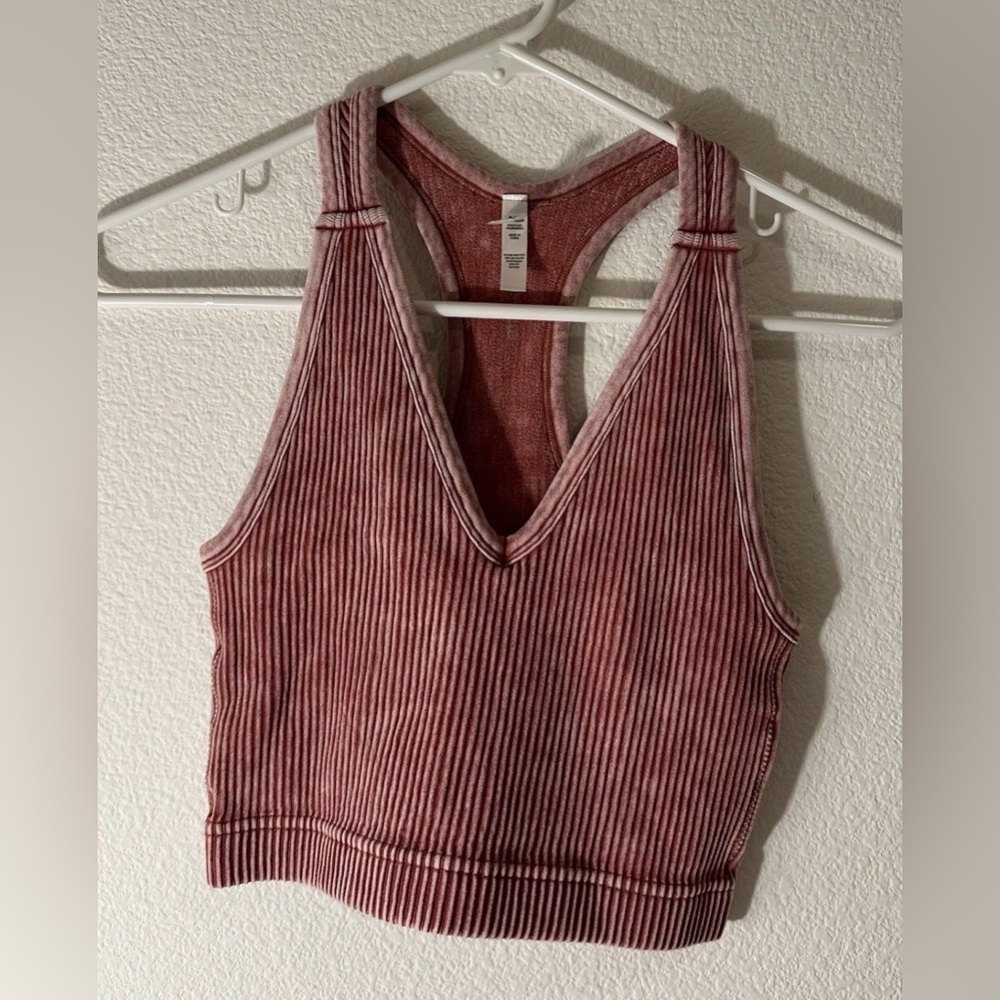 Zenana Outfitters Ribbed Tank Top - Mauve. NWOT